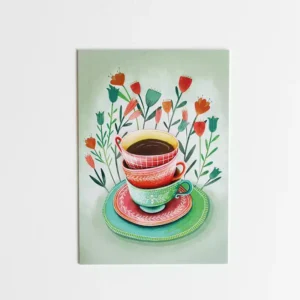 Postkort Coffee Cups